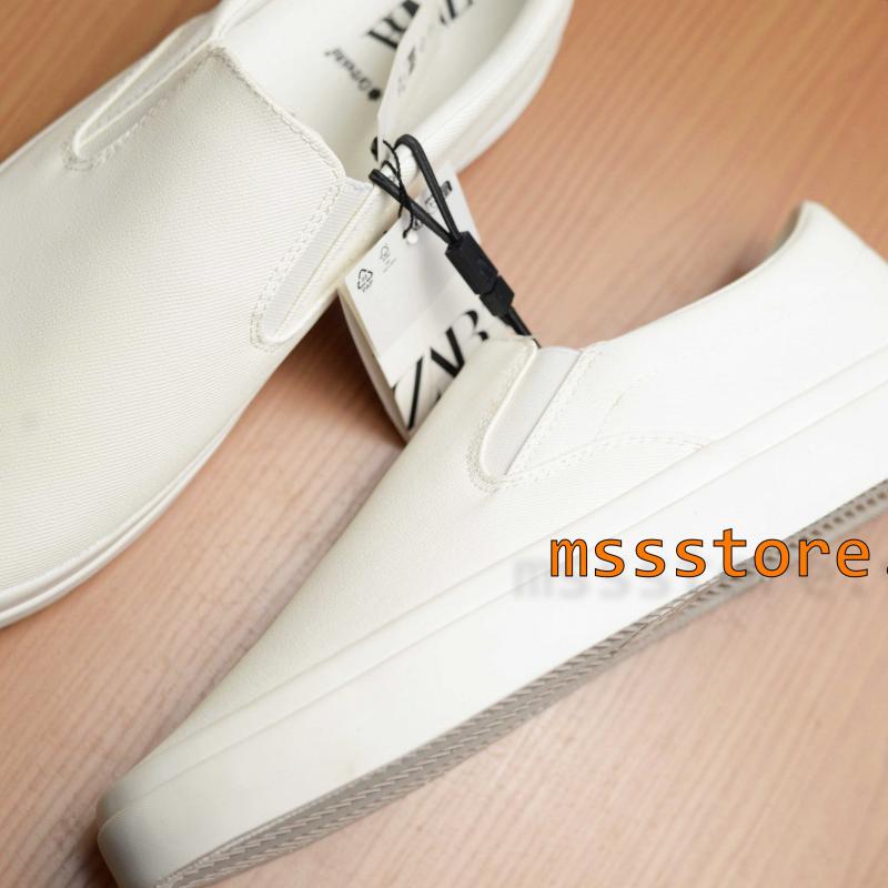 Giày Slip-On Zara Trainers- White