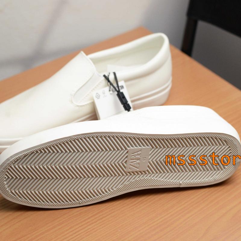 Giày Slip-On Zara Trainers- White