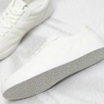 Giầy Zara Padded  Leather Trainers