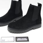 Giầy Zara Chelsea Boot Suede Black