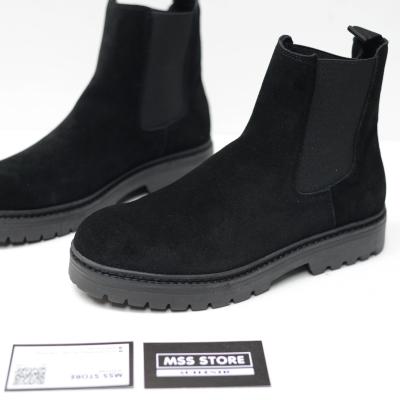 Giầy Zara Chelsea Boot Suede Black