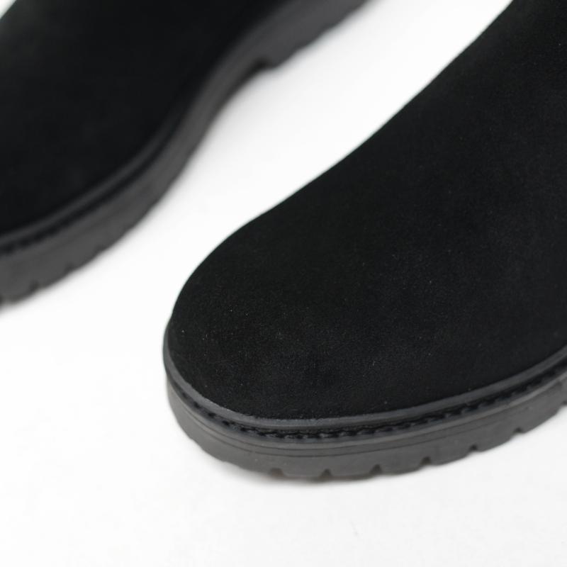 Giầy Zara Chelsea Boot Suede Black