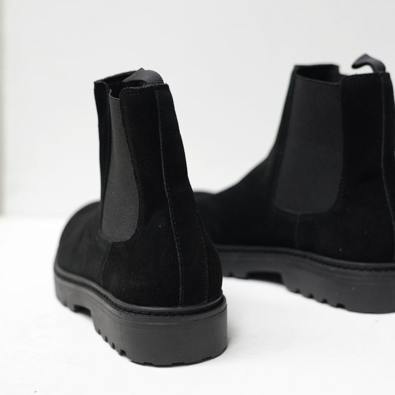 Giầy Zara Chelsea Boot Suede Black