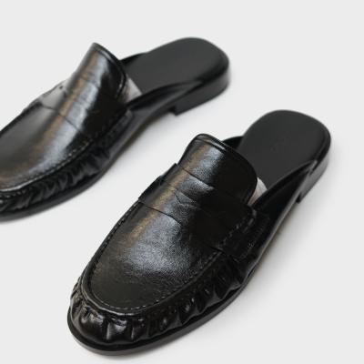 Giầy Zara Man Moccasin Hở Gót