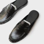 Giầy Zara Man Moccasin Hở Gót