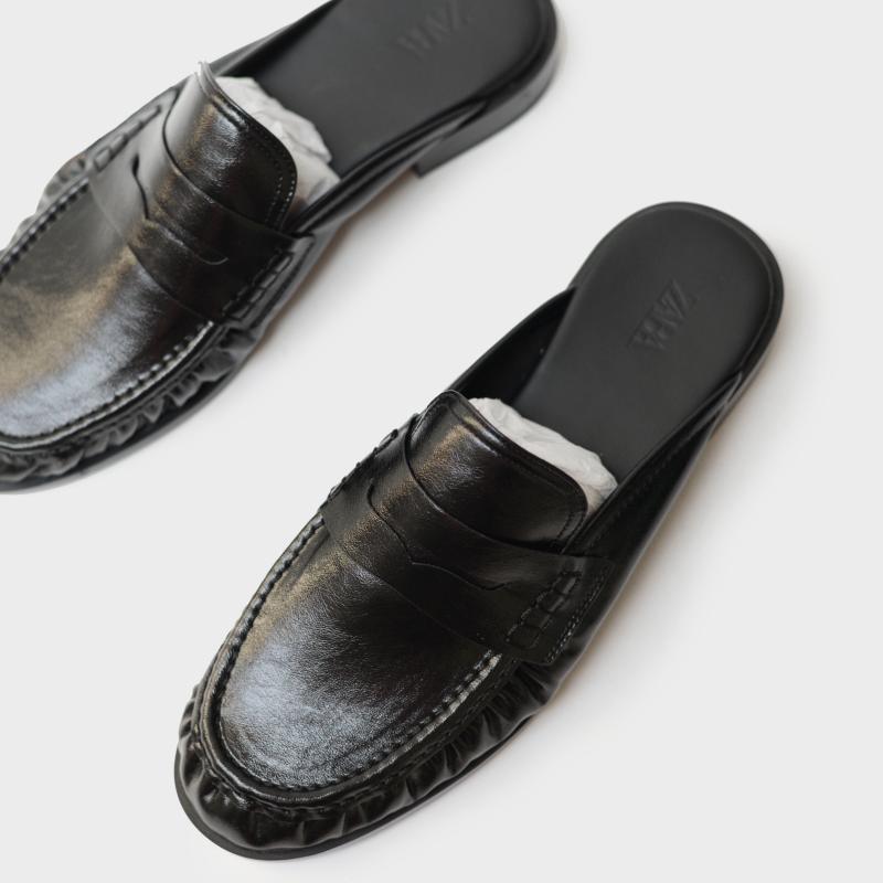 Giầy Zara Man Moccasin Hở Gót