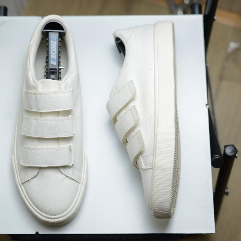 Giầy Zara Man Sneaker Trắng Có Quai Dán