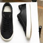 Zara Man Leather Lace-Up Trainer